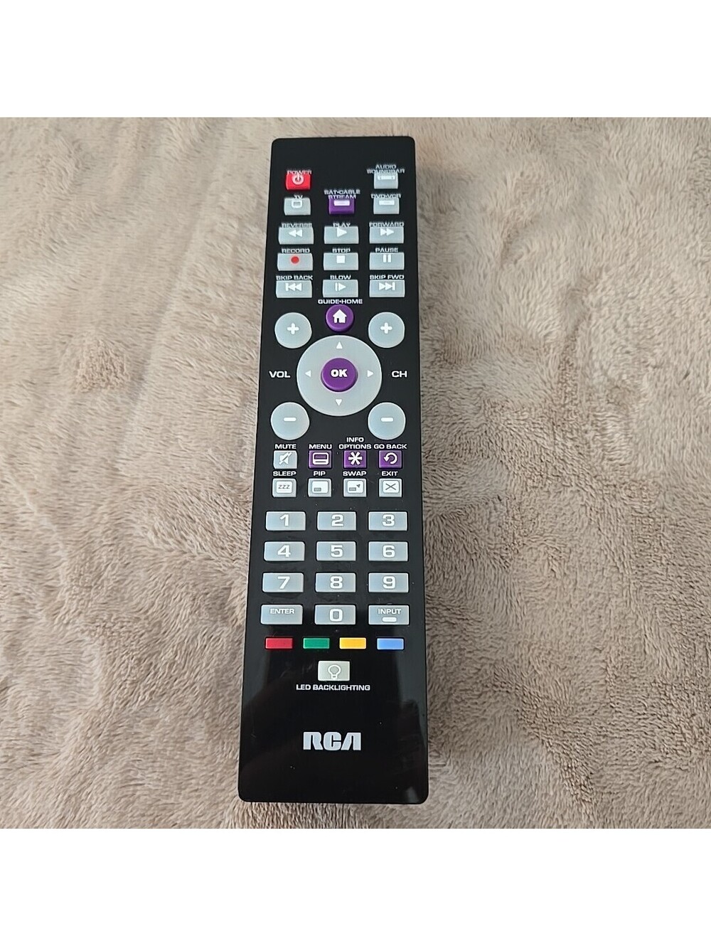 RCA RCR004RWDZ 4-DEVICE UNIVERSAL REMOTE CONTROL